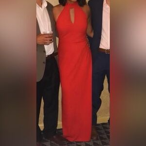 Calvin Klein formal halter dress